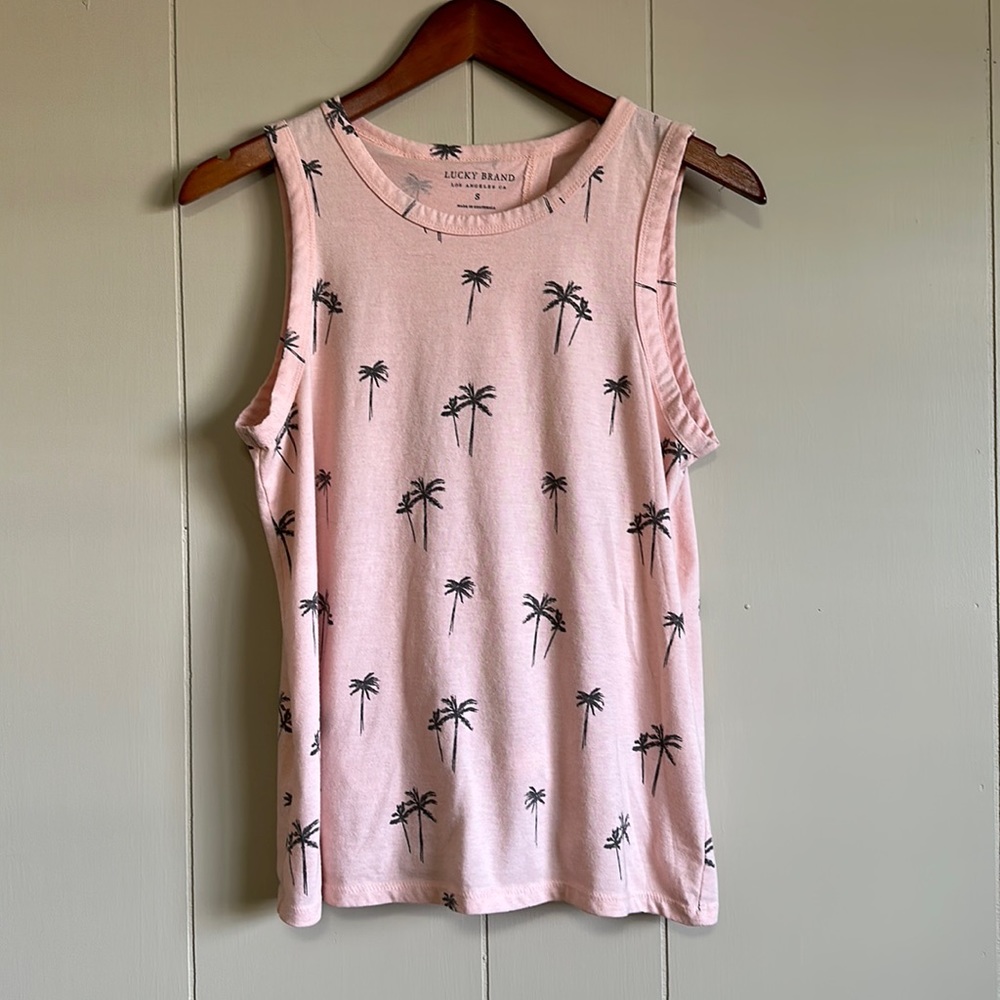 Lucky Brand Split Back Tank Top